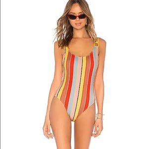 Solid & Striped Stella One Piece Cabana Stripe